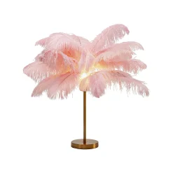 KARE Design Lampe Plumes Roses ^ Lampe De Table