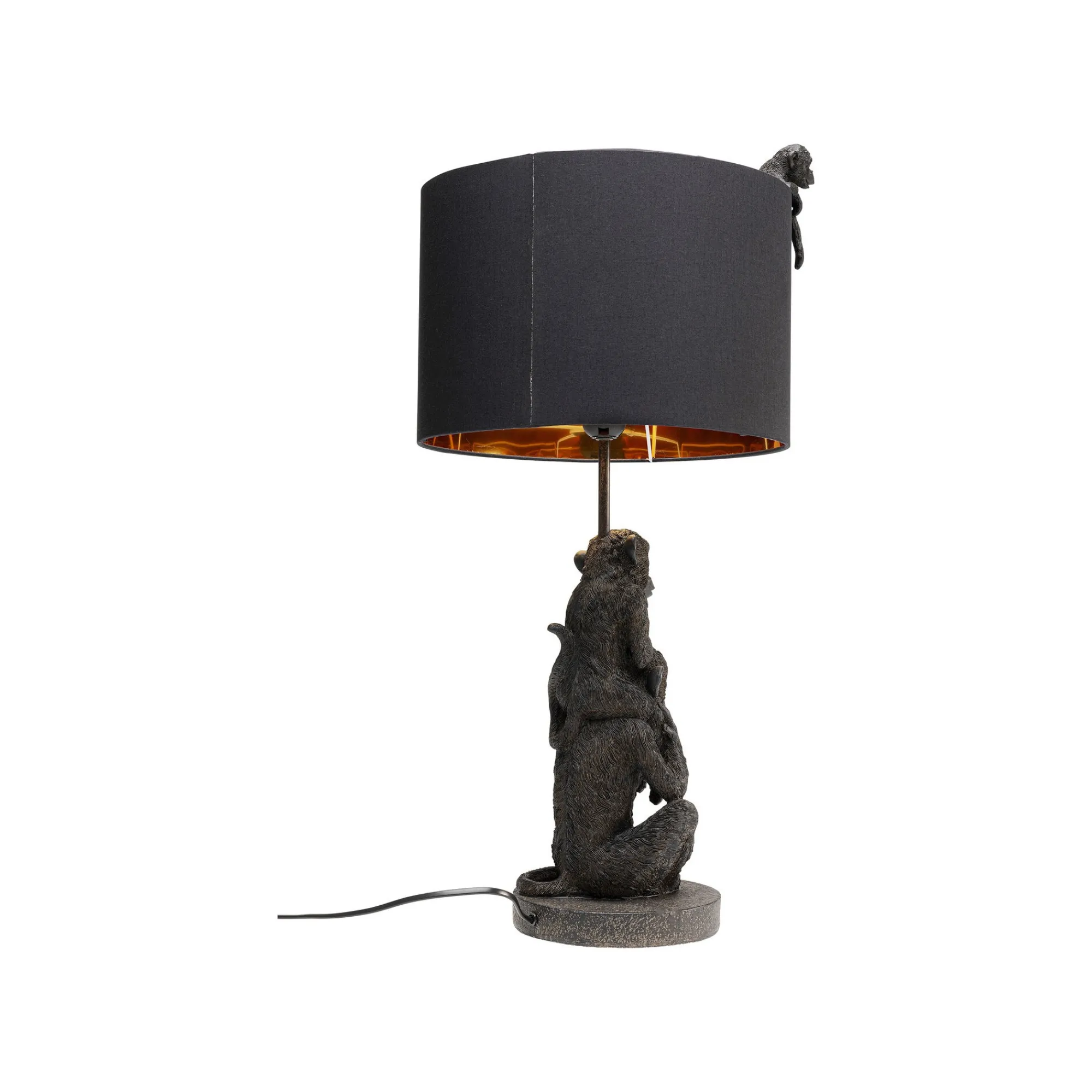 KARE Design Lampe Singes Noirs ^ Lampe De Table