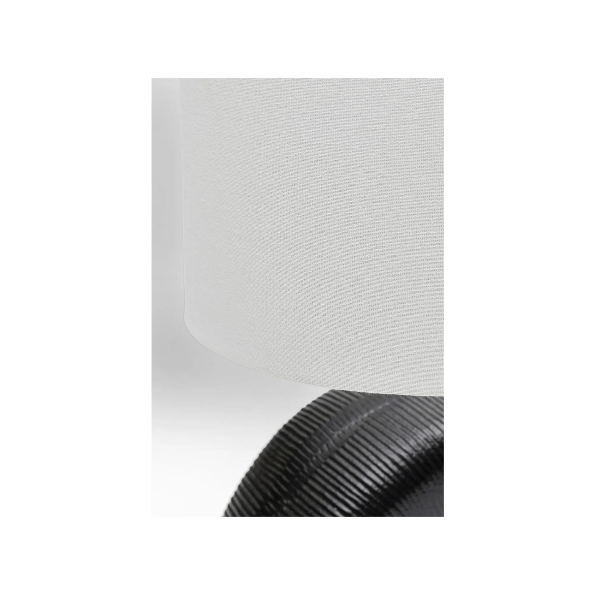 KARE Design Lampe Tube 52cm Noire Et Blanche ^ Lampe De Table