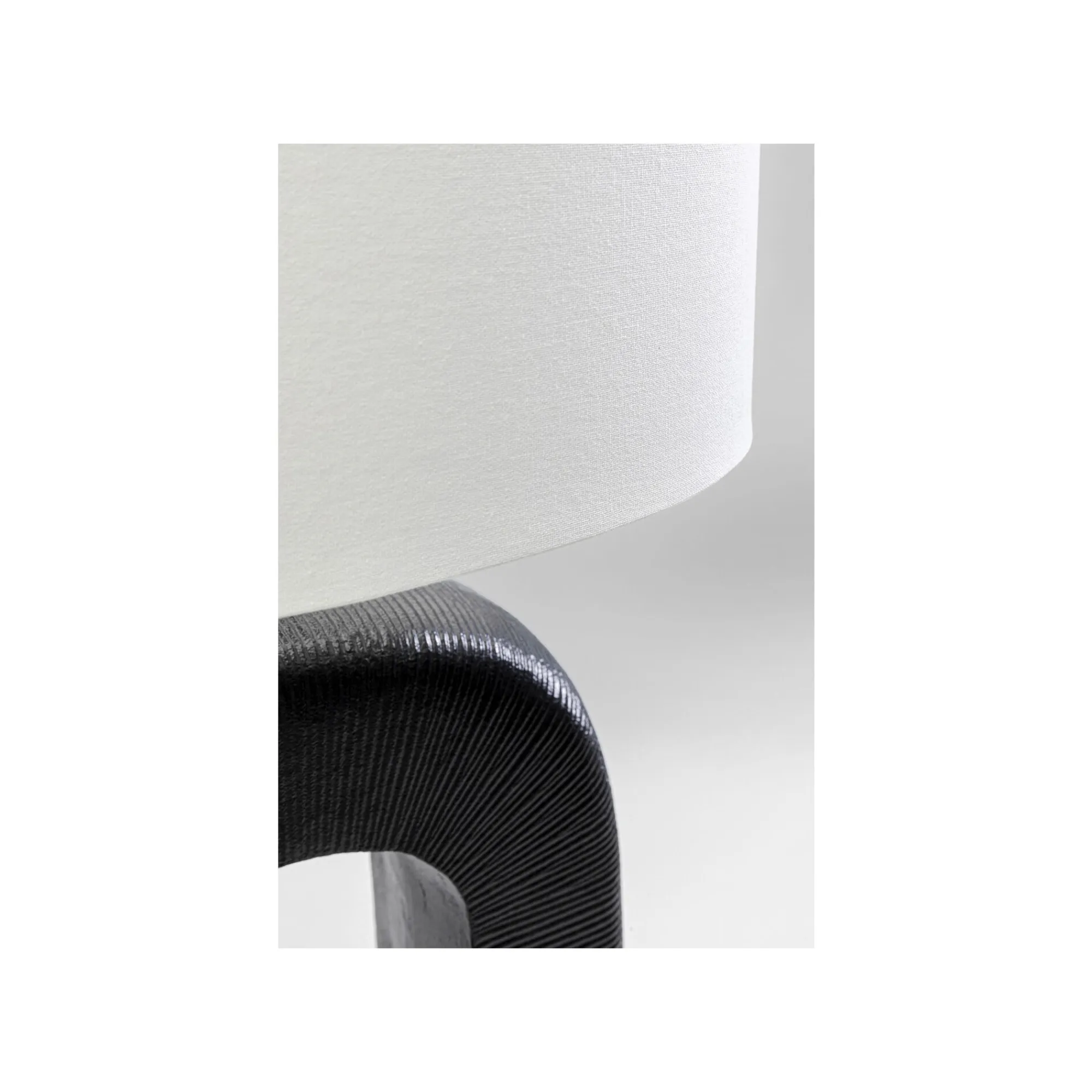 KARE Design Lampe Tube 79cm Noire Et Blanche ^ Lampe De Table