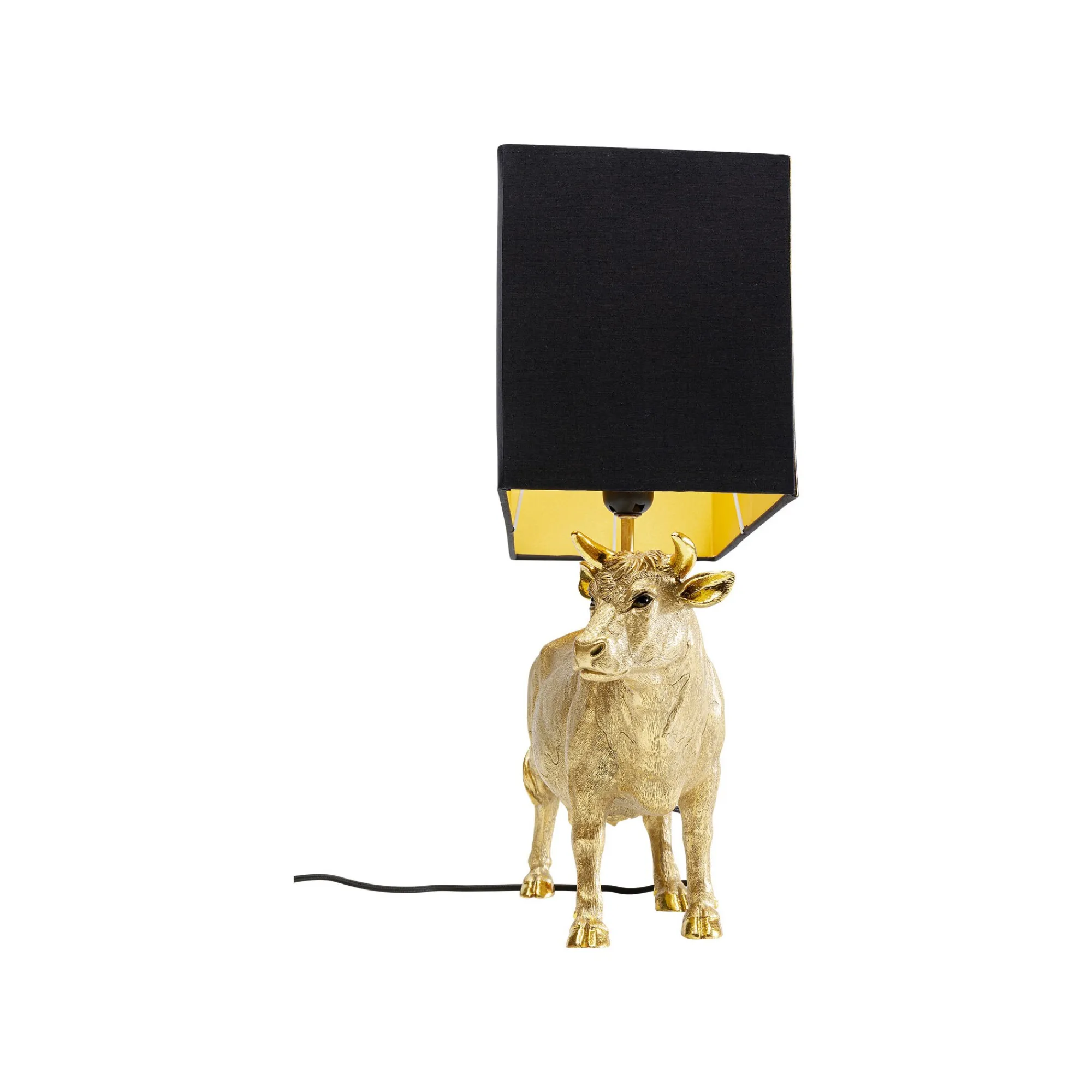 KARE Design Lampe Vache Dorée ^ Lampe De Table