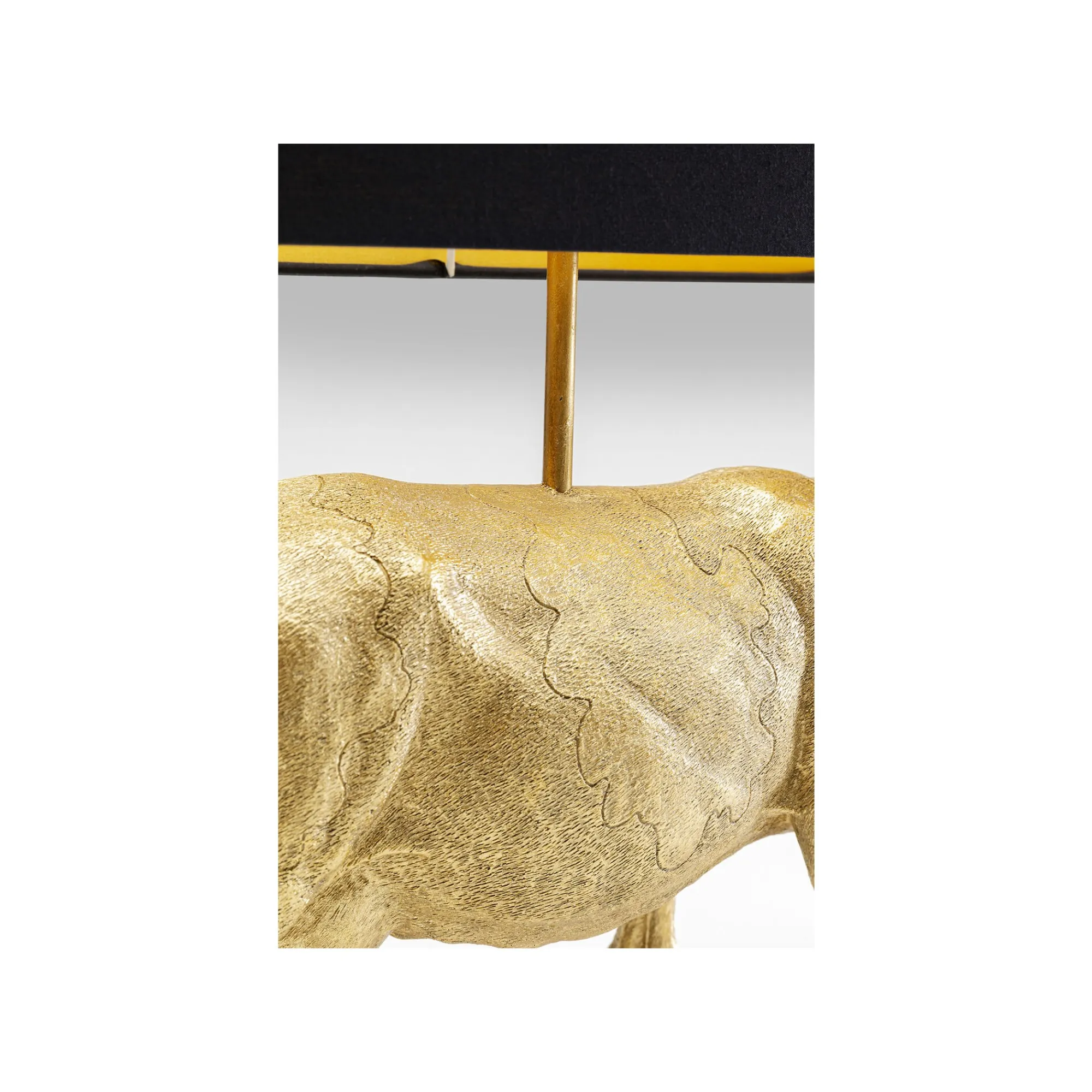 KARE Design Lampe Vache Dorée ^ Lampe De Table