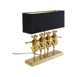 KARE Design Lampe Vaches Cancan Dorées ^ Lampe De Table