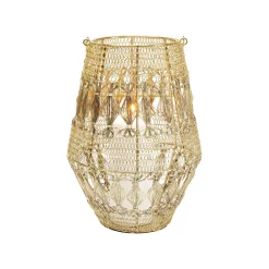 KARE Design Lanterne Hayat Dorée 33cm ^ Bougeoir & Lanterne