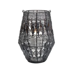 KARE Design Lanterne Hayat Noire 33cm ^ Bougeoir & Lanterne