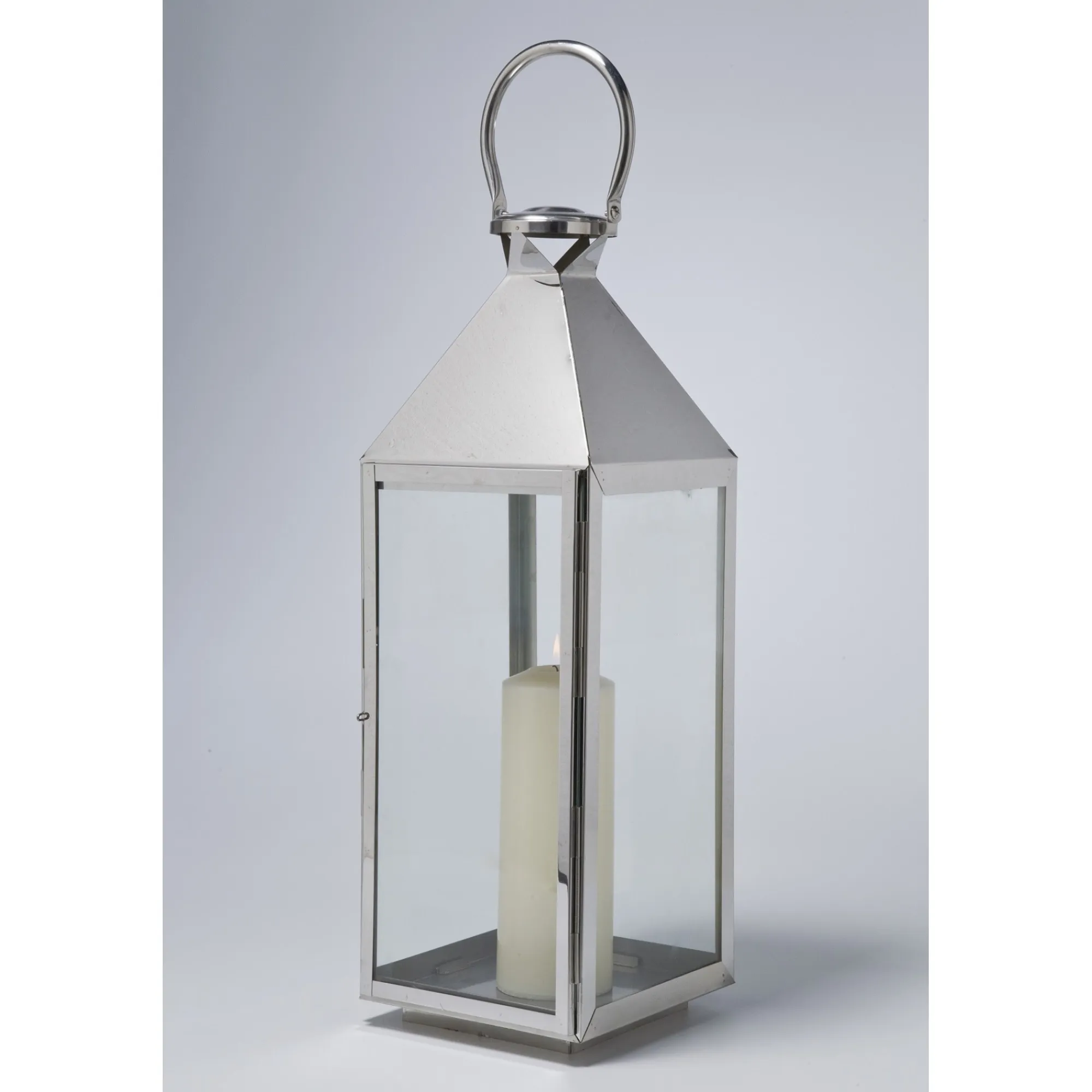 KARE Design Lanternes Giardino Set De 4 Argentées ^ Bougeoir & Lanterne