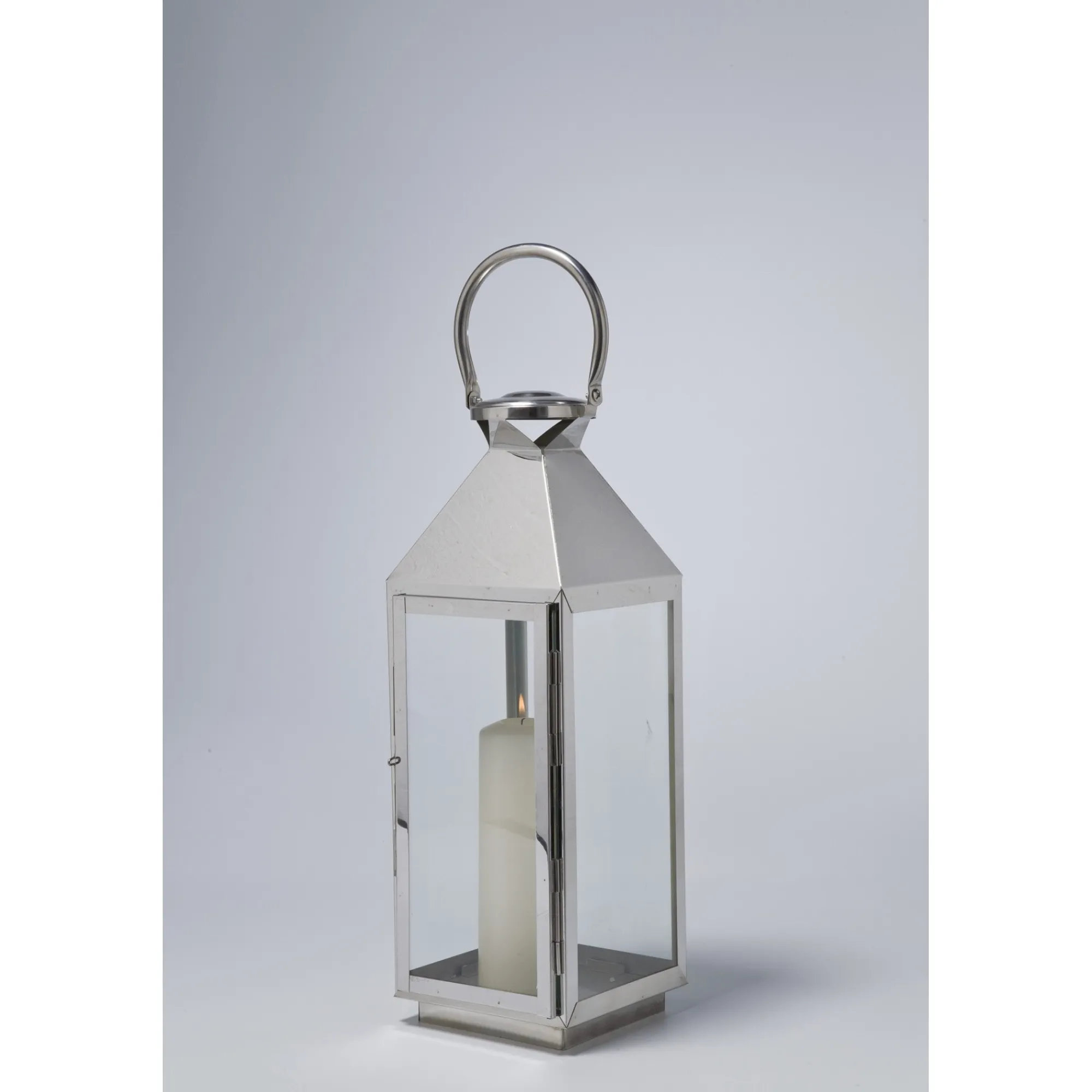 KARE Design Lanternes Giardino Set De 4 Argentées ^ Bougeoir & Lanterne