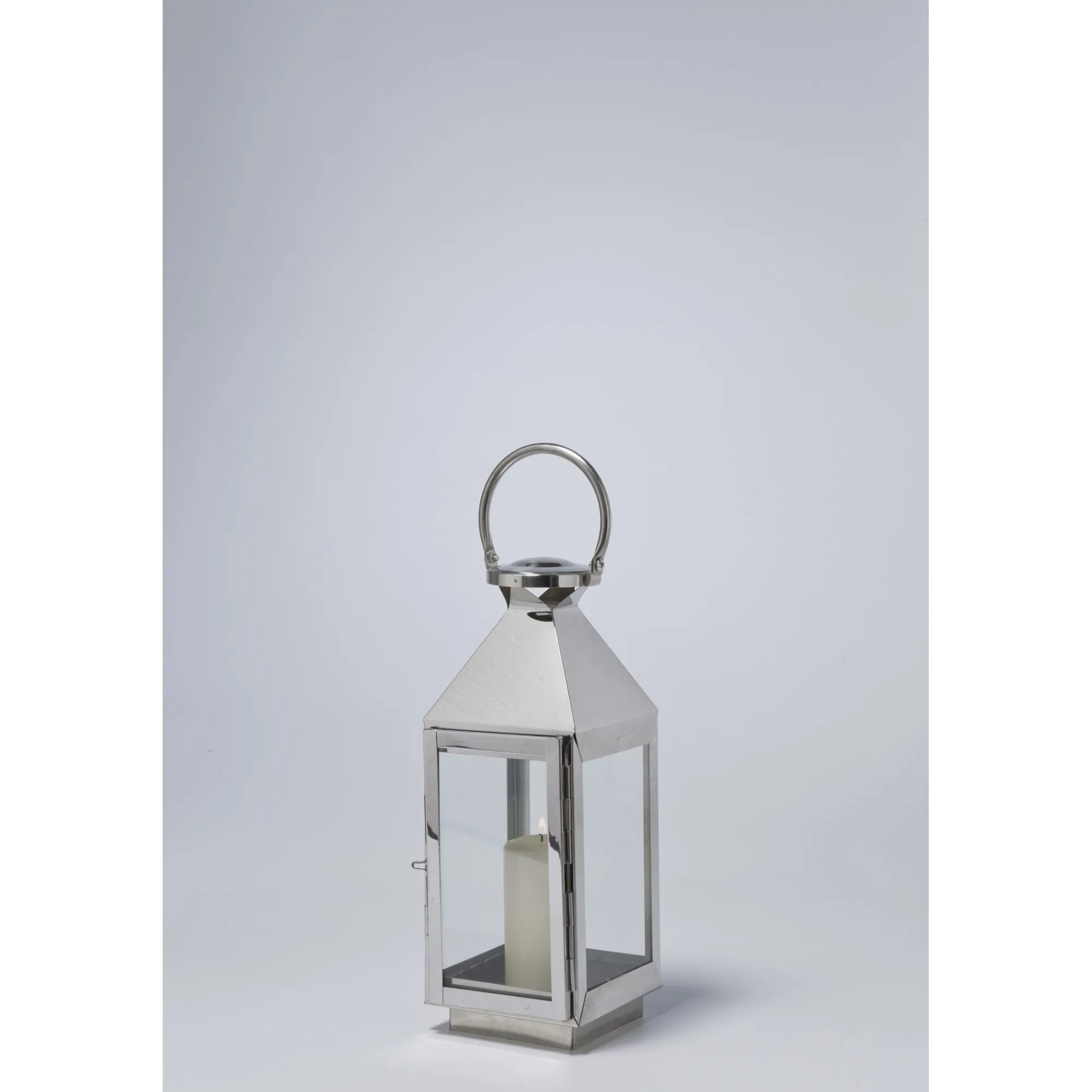 KARE Design Lanternes Giardino Set De 4 Argentées ^ Bougeoir & Lanterne