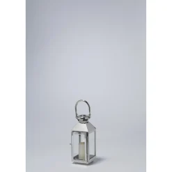 KARE Design Lanternes Giardino Set De 4 Argentées ^ Bougeoir & Lanterne