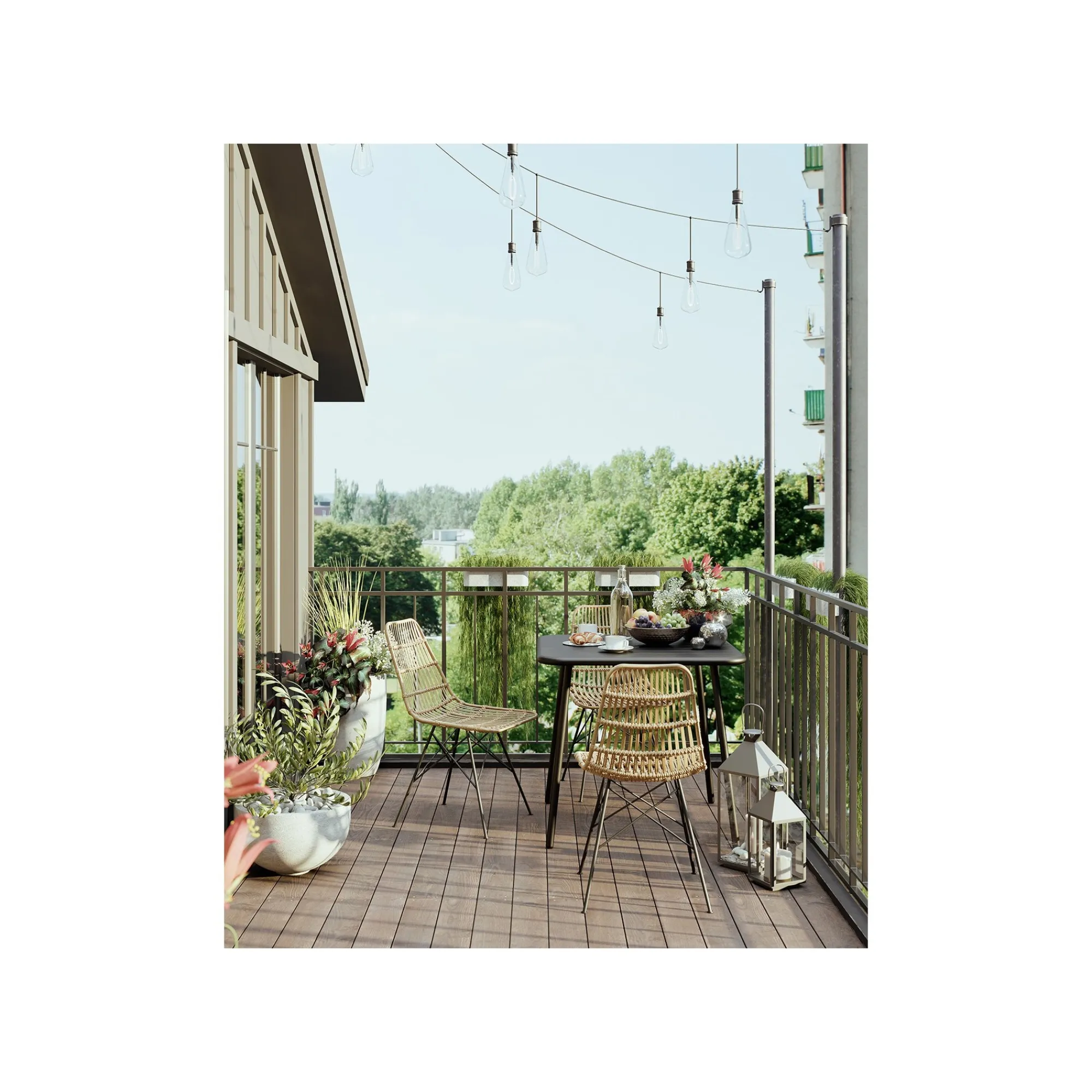 KARE Design Lanternes Giardino Set De 4 Argentées ^ Bougeoir & Lanterne