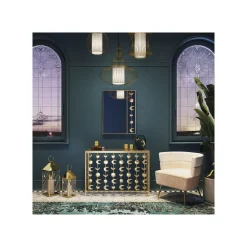 KARE Design Lanternes Giardino Set De 4 Dorées ^ Bougeoir & Lanterne