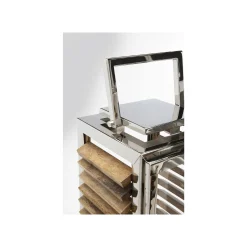 KARE Design Lanternes Lamella Set De 2 ^ Bougeoir & Lanterne