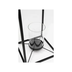 KARE Design Lanternes Lito Noires Set De 2 ^ Bougeoir & Lanterne