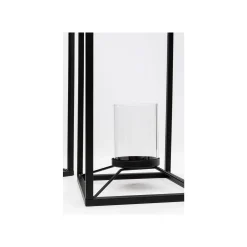 KARE Design Lanternes Lito Noires Set De 2 ^ Bougeoir & Lanterne