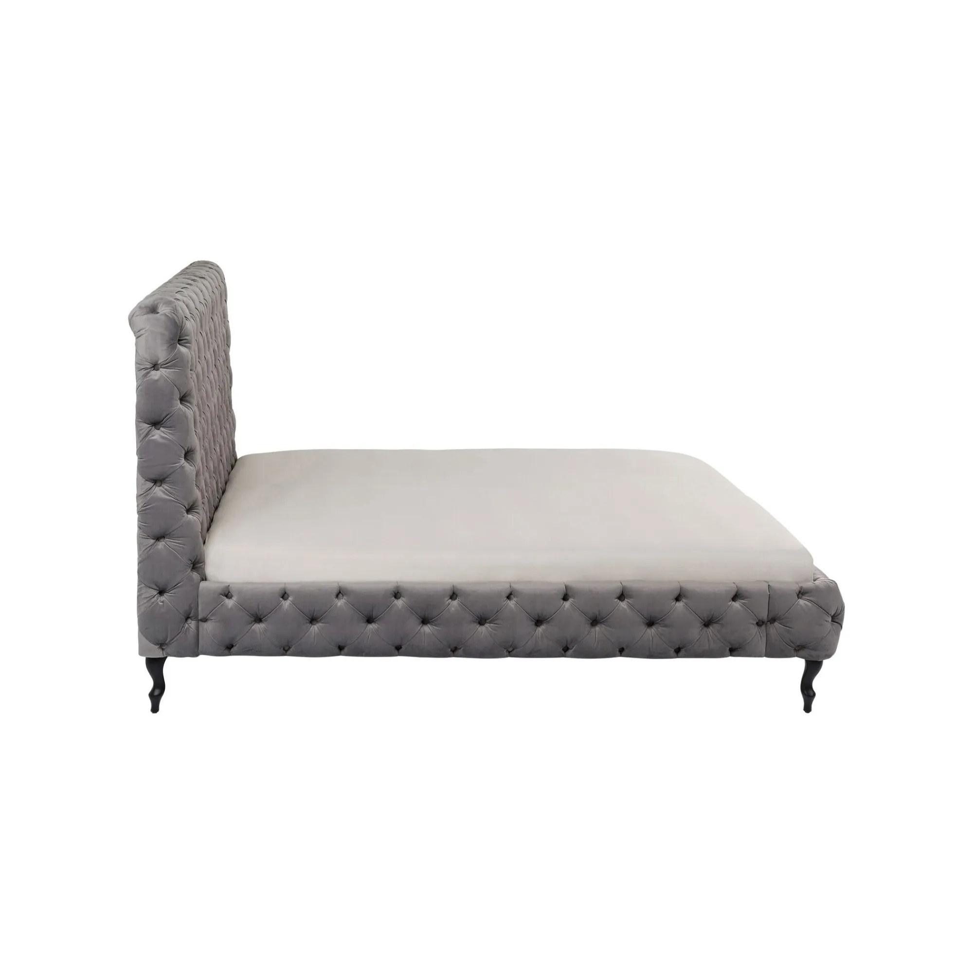 KARE Design Lit Desire Haut Gris Argenté ^ Lit