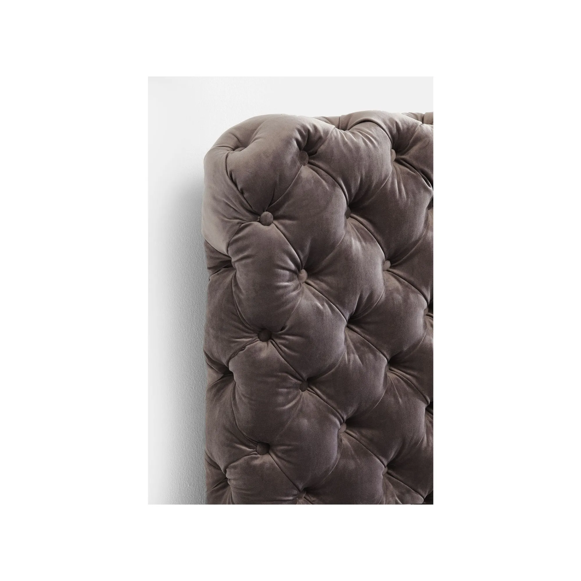 KARE Design Lit Desire Haut Gris Argenté ^ Lit