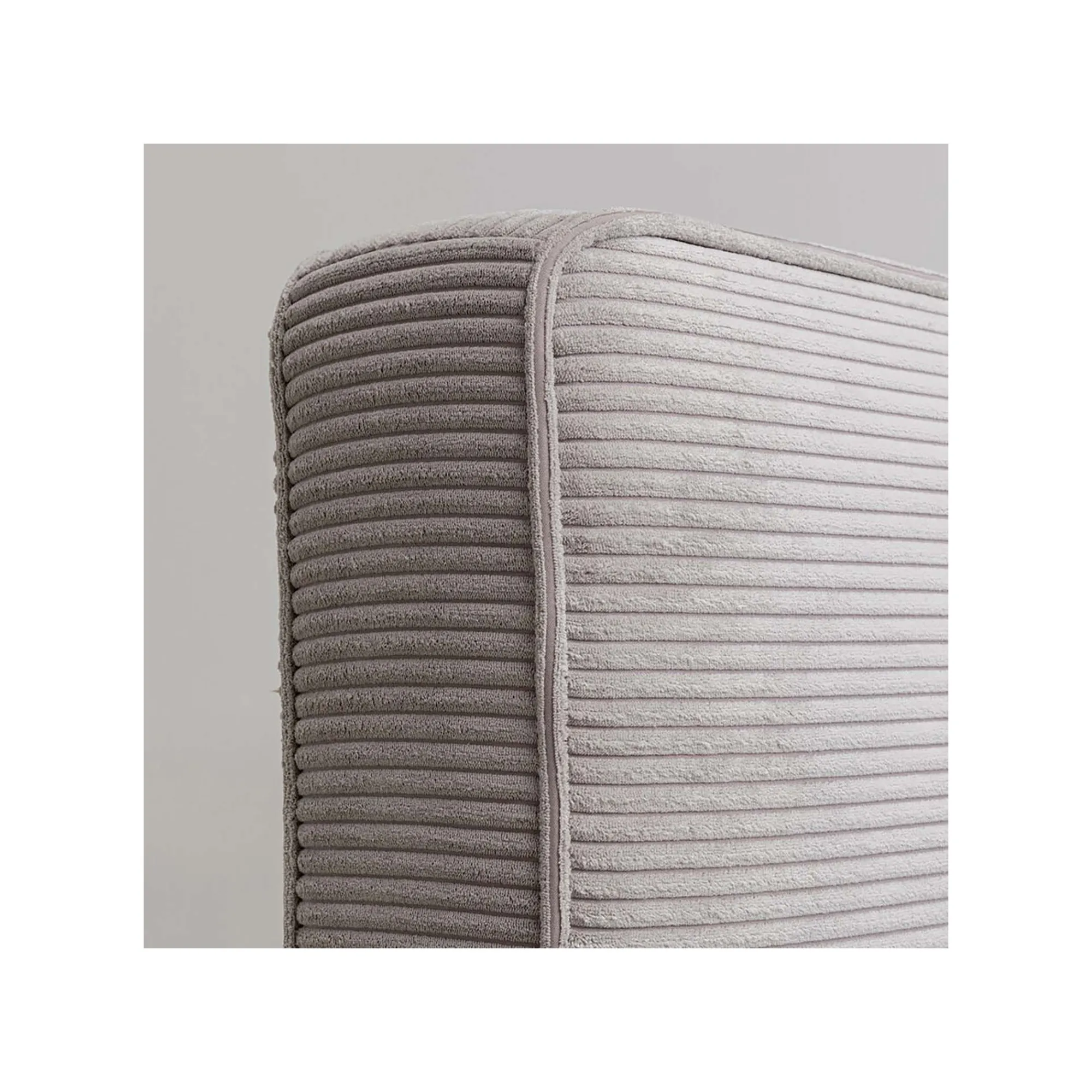 KARE Design Lit East Side Cord Côtelé Gris ^ Lit