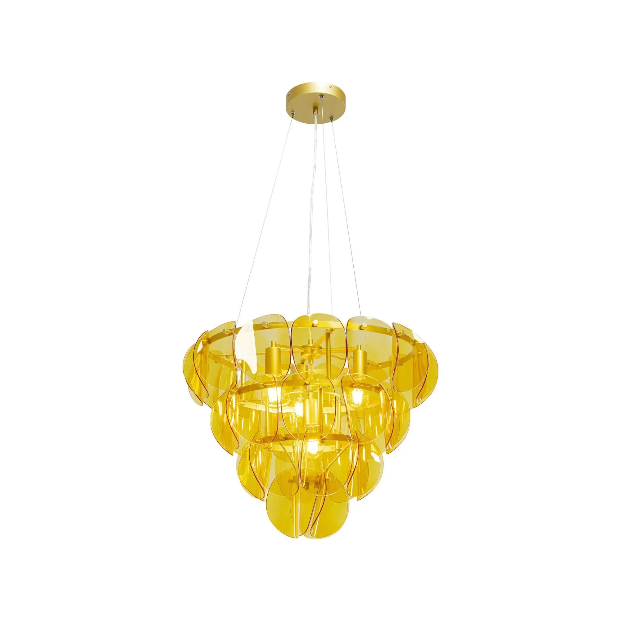 KARE Design Lustre Mariposa Triple Doré ^ Lustre & Suspension