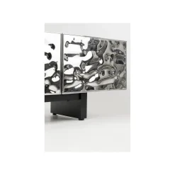 KARE Design Meuble TV Caldera Chrome ^ Meuble Tv