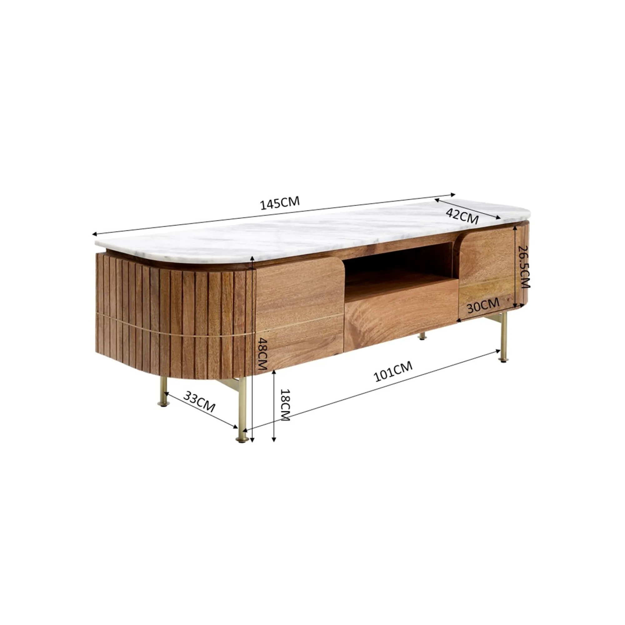 KARE Design Meuble TV Grace ^ Meuble Tv