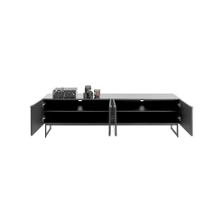 KARE Design Meuble TV Soran Noir ^ Meuble Tv