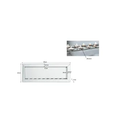 KARE Design Miroir Big Beauty 90x35cm ^ Miroir