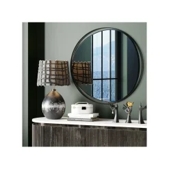 KARE Design Miroir Bonita Noir 80cm ^ Miroir