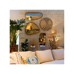 KARE Design Miroir Bora Bora 77x65cm ^ Miroir