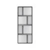 KARE Design Miroir Brick Noir 182x71cm ^ Miroir