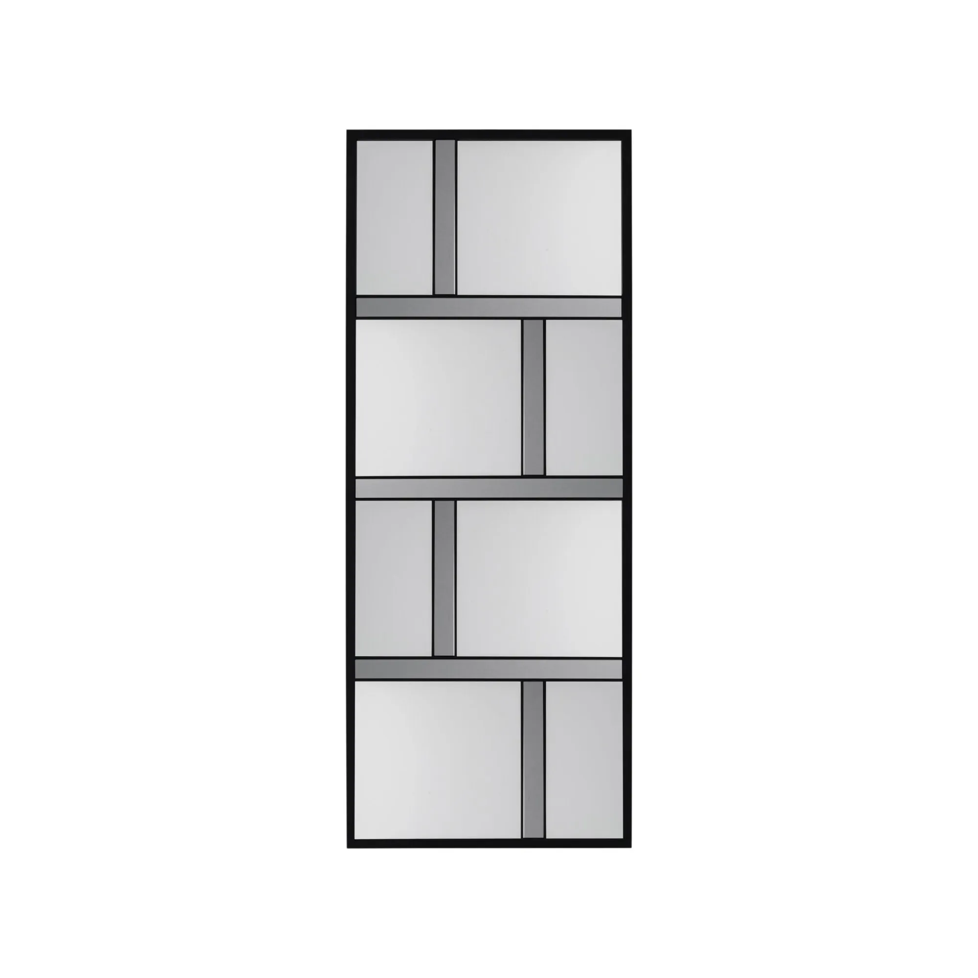 KARE Design Miroir Brick Noir 182x71cm ^ Miroir