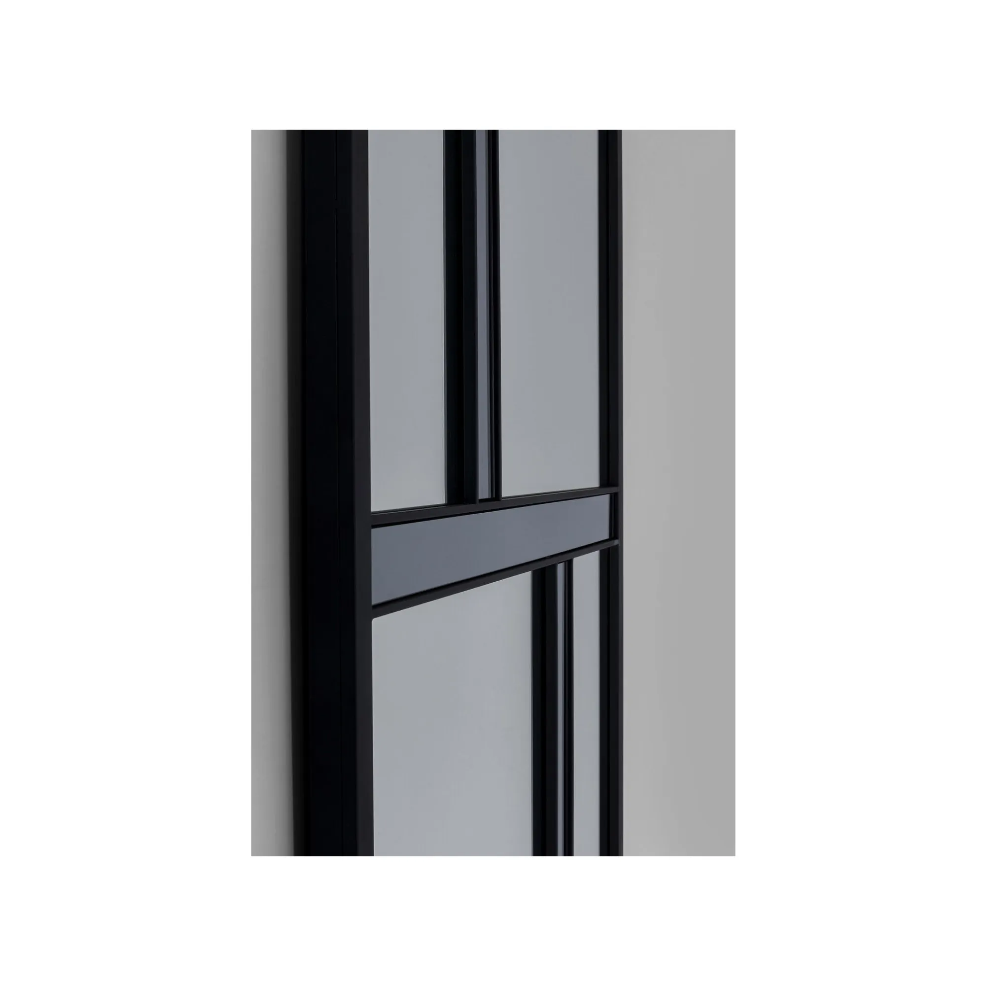KARE Design Miroir Brick Noir 182x71cm ^ Miroir