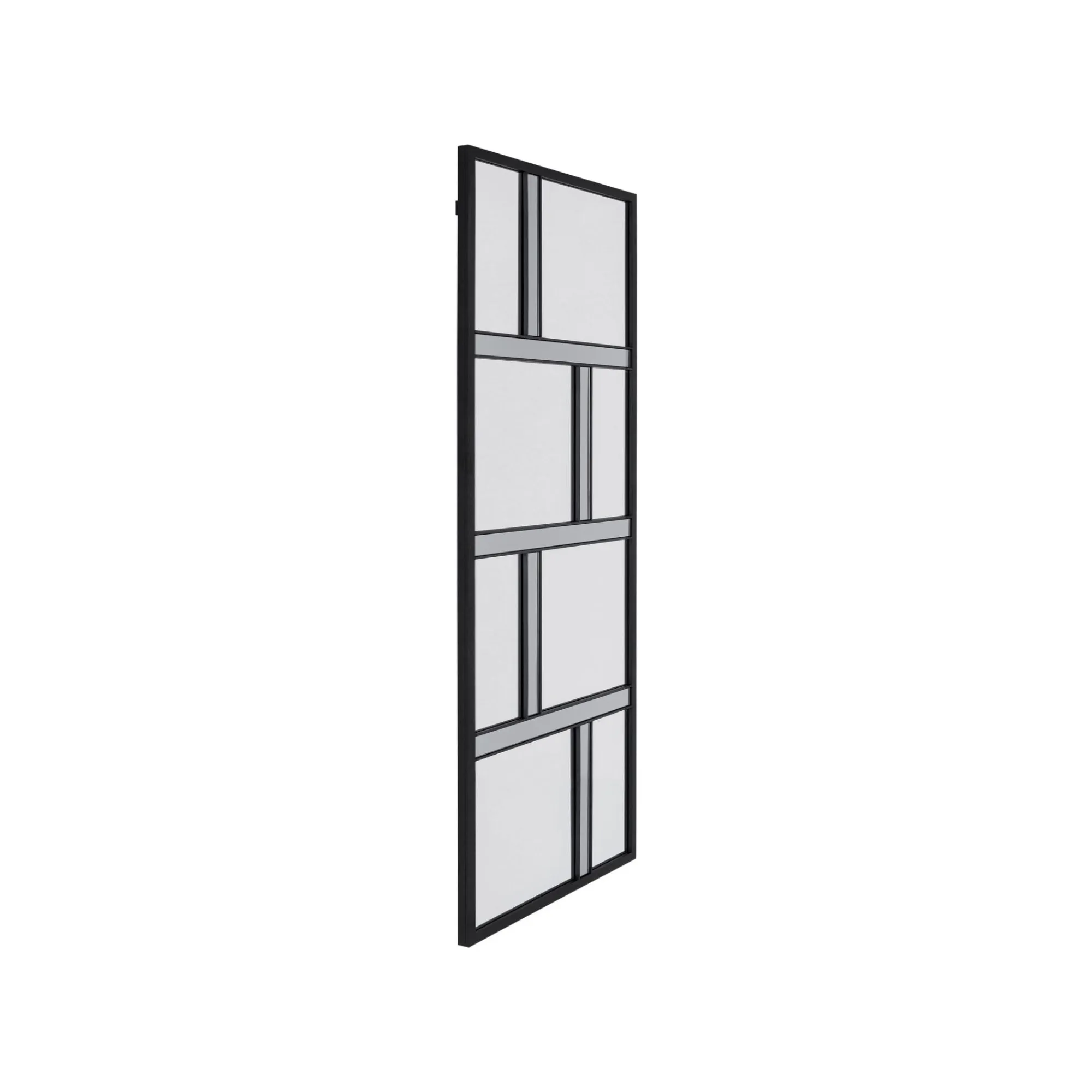 KARE Design Miroir Brick Noir 182x71cm ^ Miroir