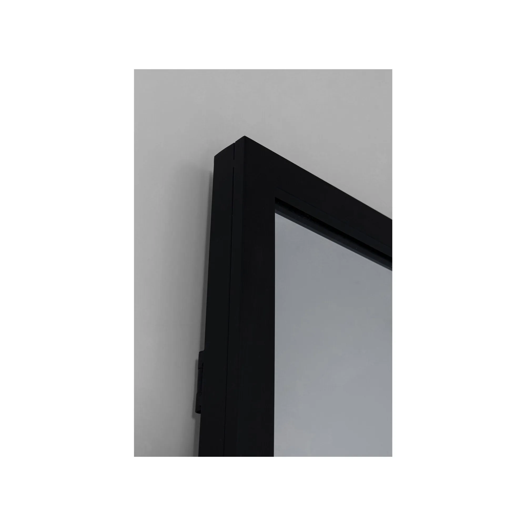 KARE Design Miroir Brick Noir 182x71cm ^ Miroir