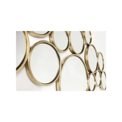 KARE Design Miroir Bubbles Laiton 93x138cm ^ Miroir