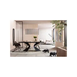 KARE Design Miroir Clip Noir 177x32cm ^ Miroir