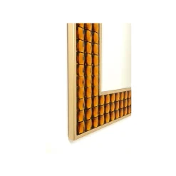 KARE Design Miroir Crystals 100x80cm Doré ^ Miroir