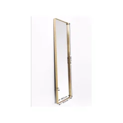 KARE Design Miroir Curve Rectangulaire Laiton 200x70cm ^ Miroir