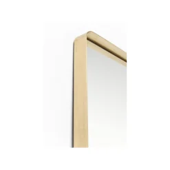 KARE Design Miroir Curve Rectangulaire Laiton 200x70cm ^ Miroir