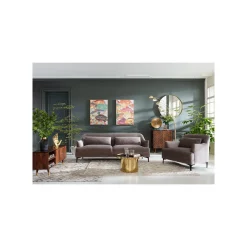 KARE Design Miroir Curve Rond Laiton 100cm ^ Miroir