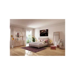 KARE Design Miroir Curve Rond Laiton 100cm ^ Miroir