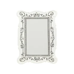 KARE Design Miroir Favola 67x50cm Blanc Et Noir ^ Miroir