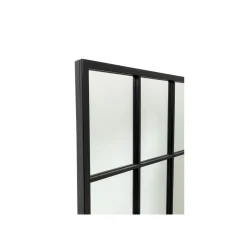 KARE Design Miroir Finestra Noir 140x60cm ^ Miroir