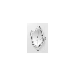 KARE Design Miroir Hologram 117x68cm Argenté ^ Miroir