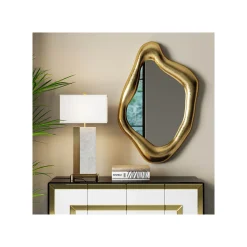 KARE Design Miroir Hologram 119x76cm Doré ^ Miroir