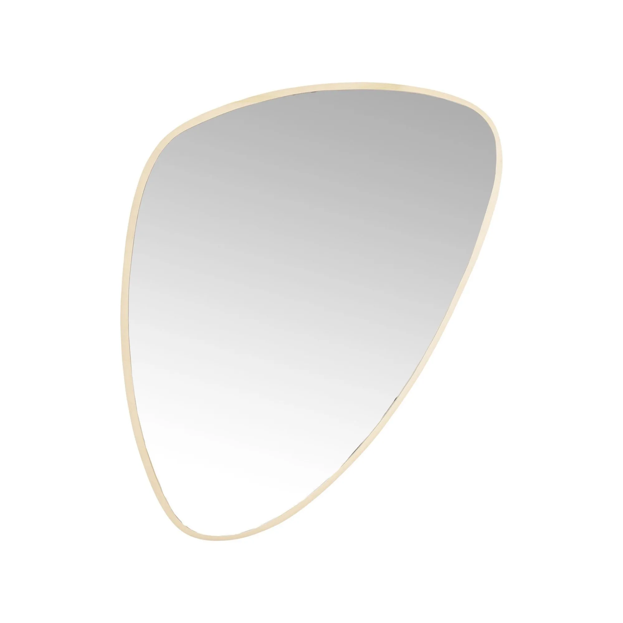 KARE Design Miroir Jetset Triangulaire 83x56cm Doré ^ Miroir