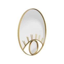 KARE Design Miroir Occhi Oeil Doré 100cm ^ Miroir