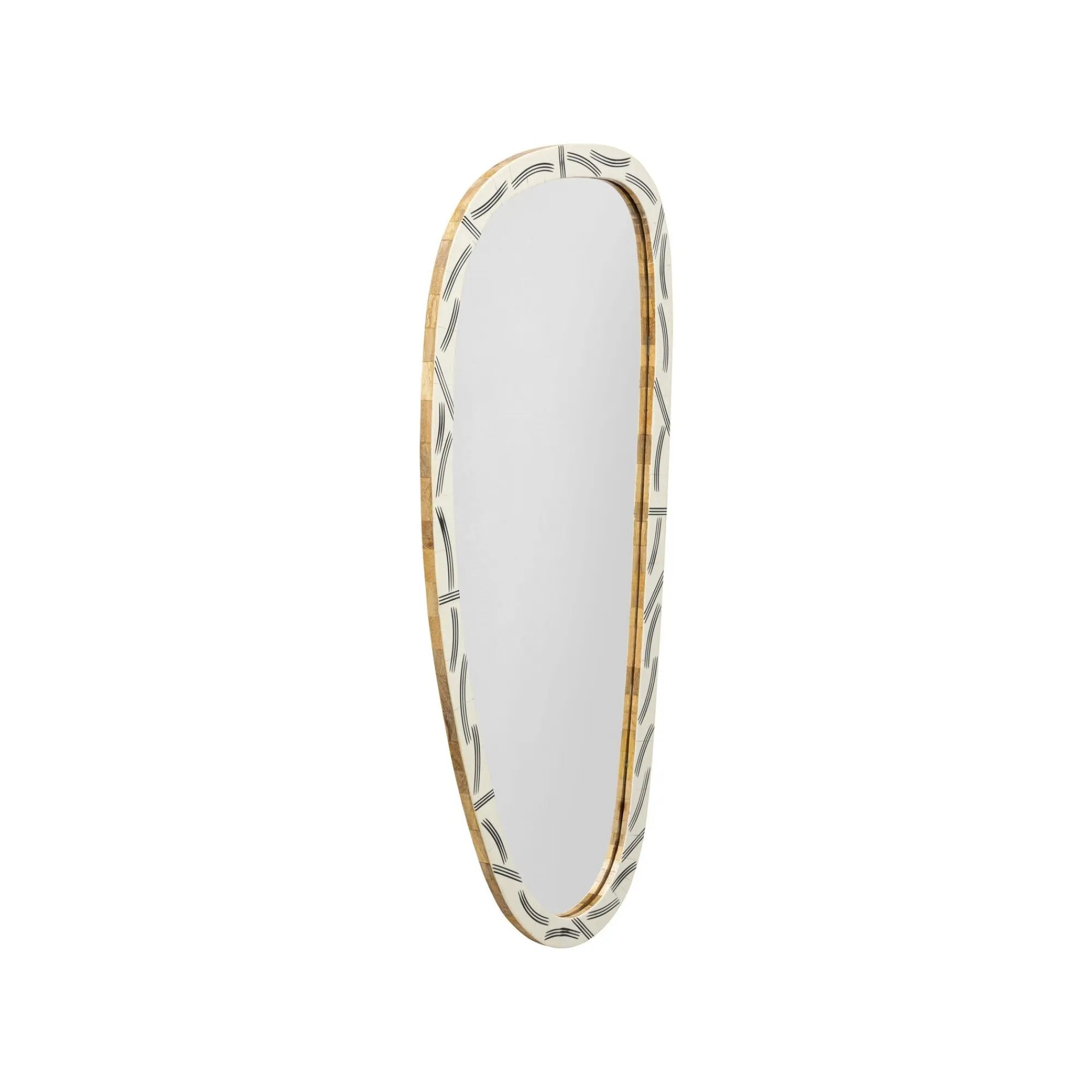KARE Design Miroir Planos 93x43cm Blanc ^ Miroir