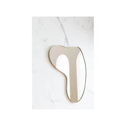 KARE Design Miroir Shape Laiton 120x110cm ^ Miroir