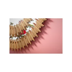 KARE Design Miroir Solare Doré 132cm ^ Miroir