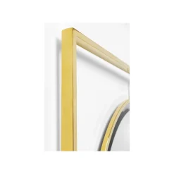 KARE Design Miroir Stanford 90x90cm Doré ^ Miroir